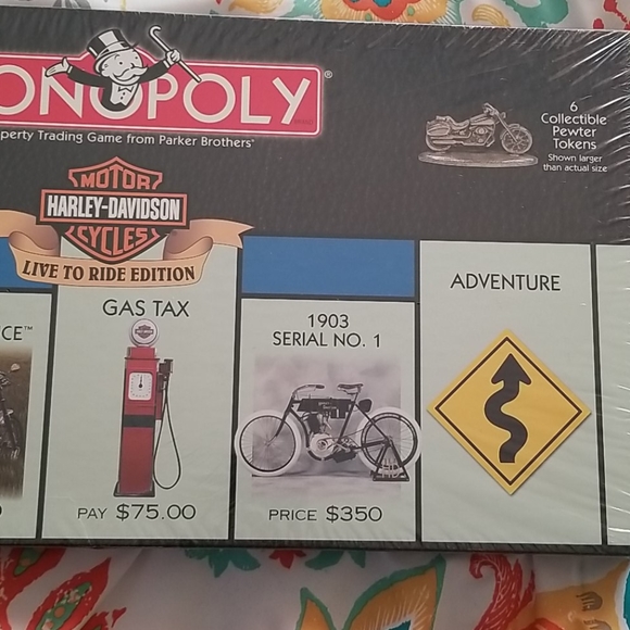 Collectable Monopoly Harley-Davidson Live to Ride 2000 - Picture 2 of 5